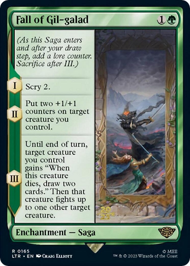 Fall of Gil-galad [The Lord of the Rings: Tales of Middle-Earth Prerelease Promos] MTG Single Magic: The Gathering  | Multizone: Comics And Games