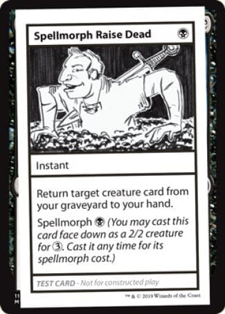 Spellmorph Raise Dead (2021 Edition) [Mystery Booster Playtest Cards] MTG Single Magic: The Gathering  | Multizone: Comics And Games