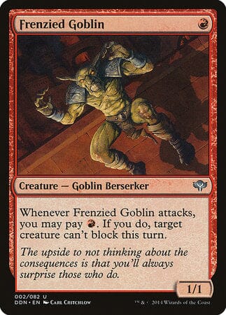 Frenzied Goblin [Duel Decks: Speed vs. Cunning] MTG Single Magic: The Gathering  | Multizone: Comics And Games