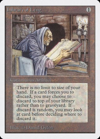 Library of Leng [Unlimited Edition] MTG Single Magic: The Gathering  | Multizone: Comics And Games