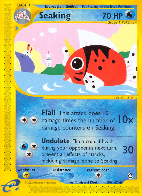 Seaking (59/147) [Aquapolis] Pokemon Single Pokémon  | Multizone: Comics And Games