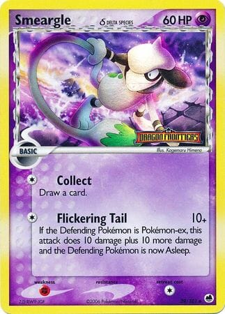 Smeargle (39/101) (Delta Species) (Stamped) [EX: Dragon Frontiers] Pokemon Single Pokémon  | Multizone: Comics And Games