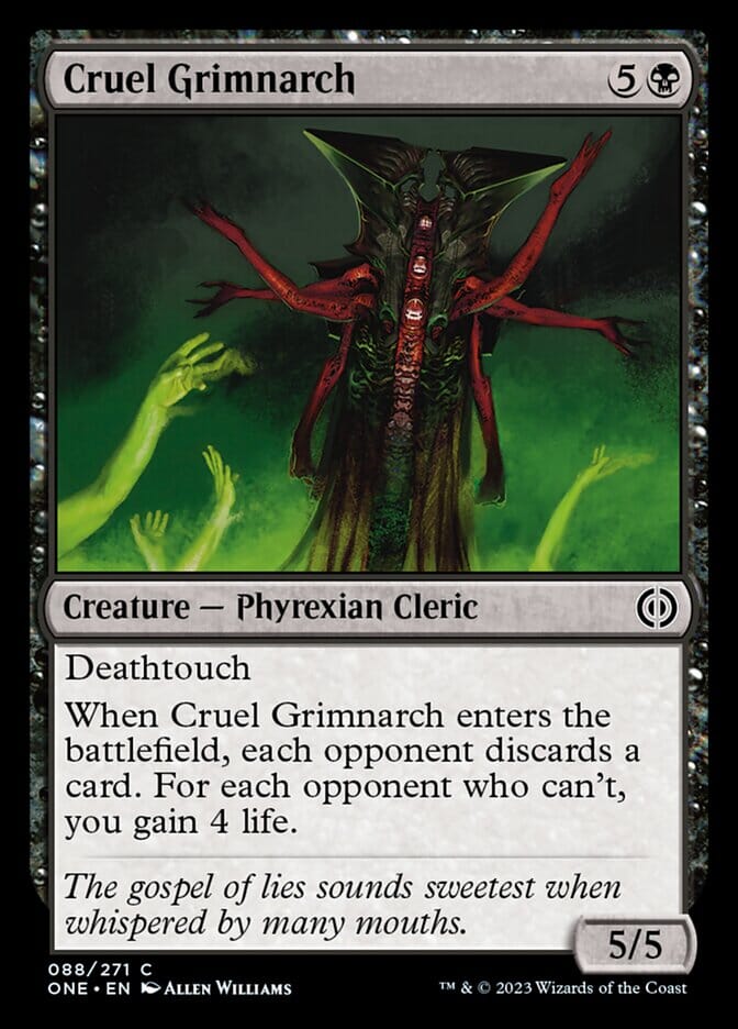 Cruel Grimnarch [Phyrexia: All Will Be One] MTG Single Magic: The Gathering  | Multizone: Comics And Games