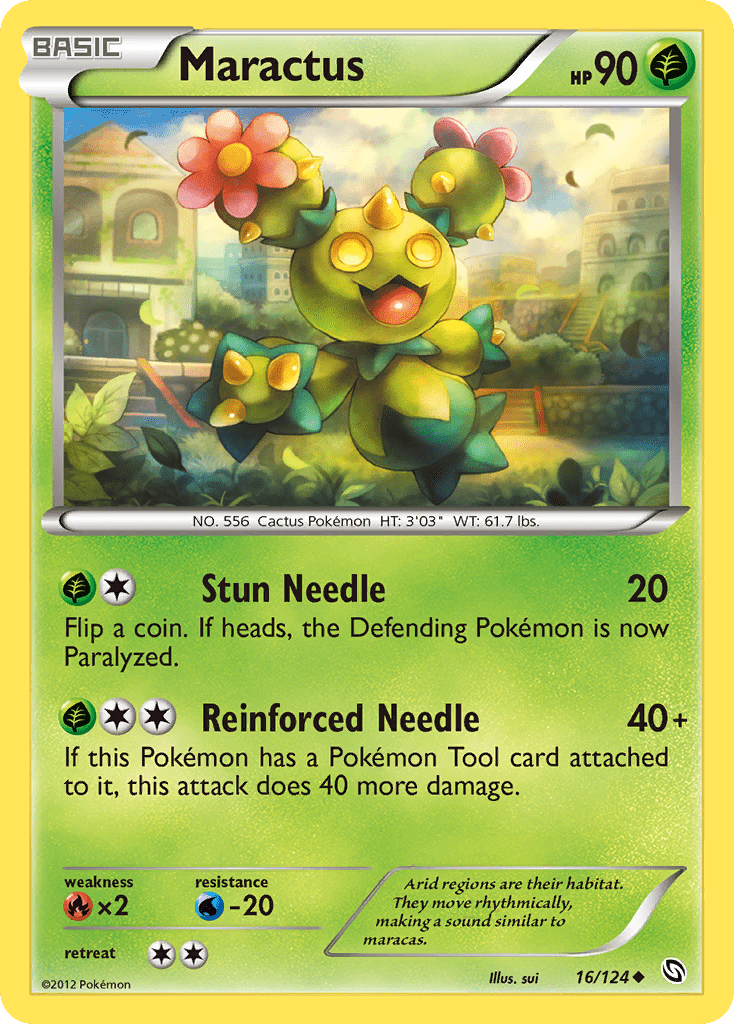 Maractus (16/124) [Black & White: Dragons Exalted] Pokemon Single Pokémon  | Multizone: Comics And Games