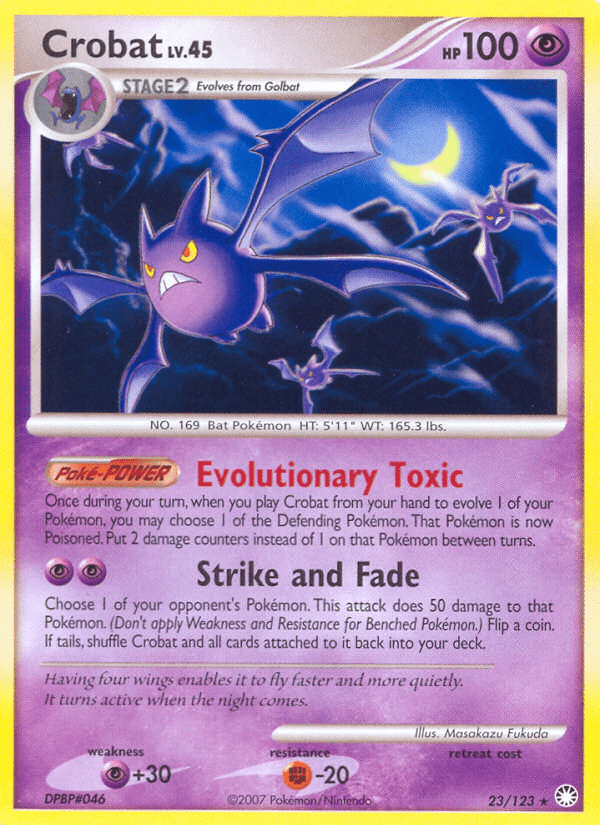 Crobat (23/123) [Diamond & Pearl: Mysterious Treasures] Pokemon Single Pokémon  | Multizone: Comics And Games