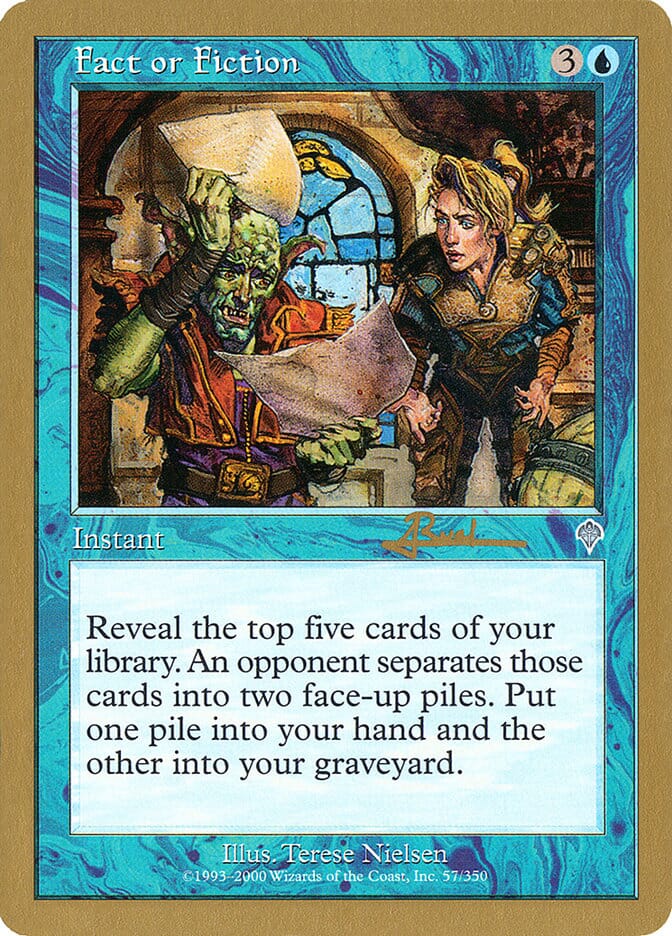 Fact or Fiction (Antoine Ruel) [World Championship Decks 2001] MTG Single Magic: The Gathering  | Multizone: Comics And Games