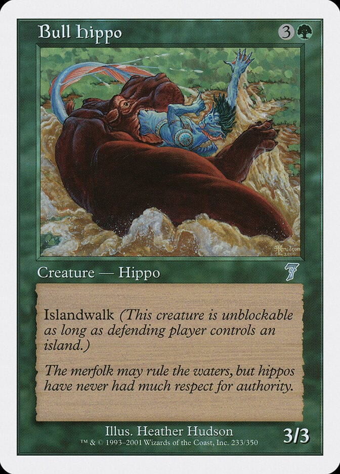 Bull Hippo [Seventh Edition] MTG Single Magic: The Gathering  | Multizone: Comics And Games
