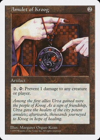 Amulet of Kroog [Fifth Edition] MTG Single Magic: The Gathering  | Multizone: Comics And Games