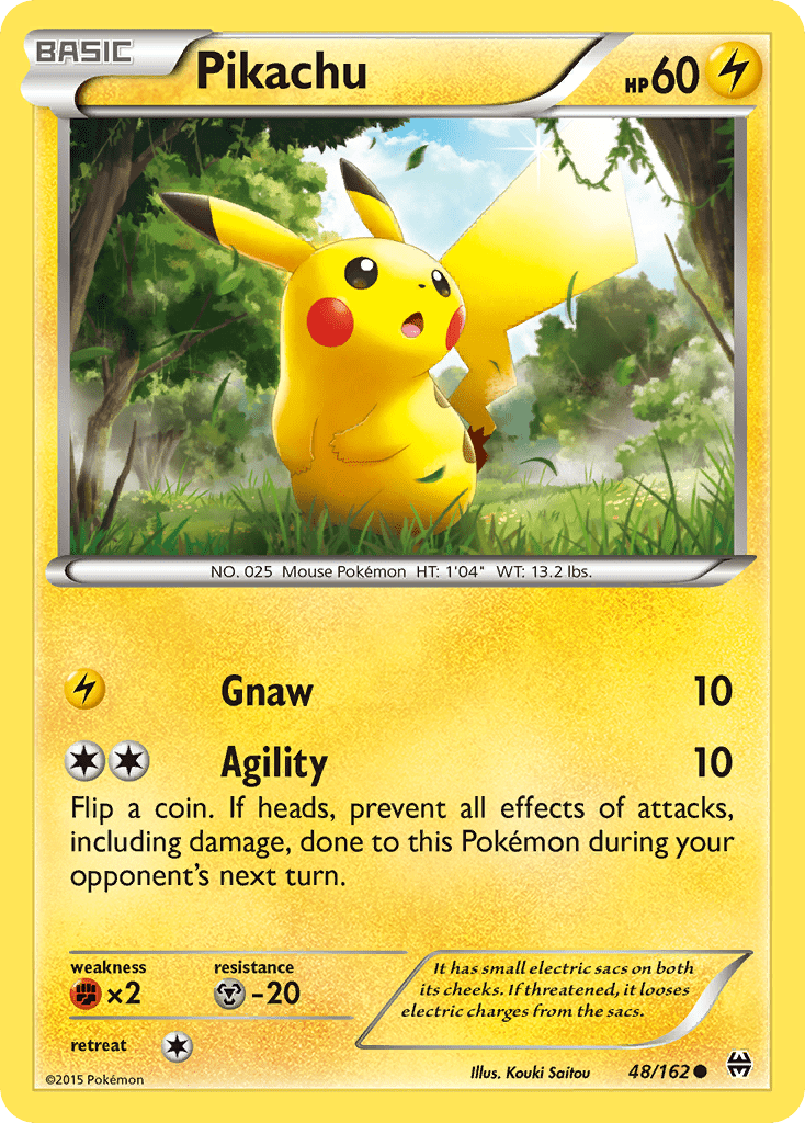 Pikachu (48/162) [XY: BREAKthrough] Pokemon Single Pokémon  | Multizone: Comics And Games