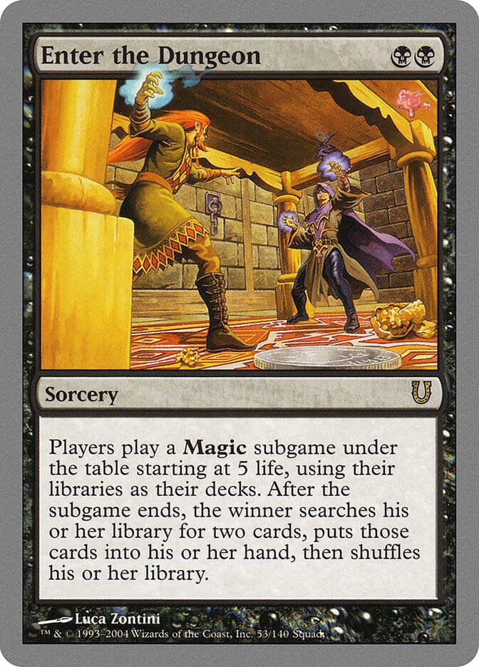 Enter the Dungeon [Unhinged] MTG Single Magic: The Gathering  | Multizone: Comics And Games