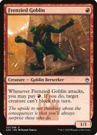 Frenzied Goblin [Masters 25] MTG Single Magic: The Gathering  | Multizone: Comics And Games