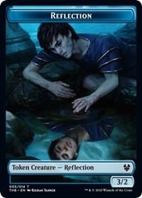 Reflection // Satyr Double-sided Token [Theros Beyond Death Tokens] MTG Single Magic: The Gathering  | Multizone: Comics And Games