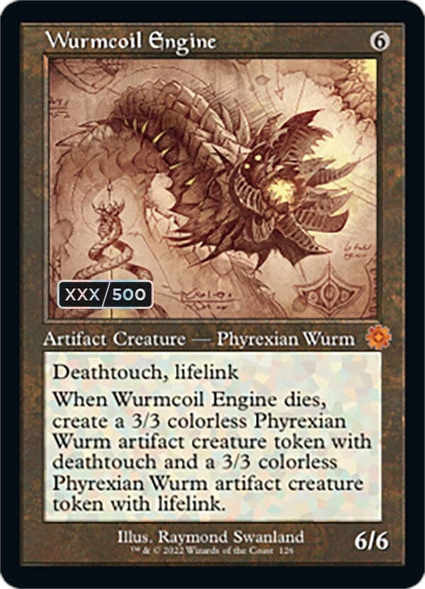 Wurmcoil Engine (Retro Schematic) (Serial Numbered) [The Brothers' War Retro Artifacts] MTG Single Magic: The Gathering  | Multizone: Comics And Games