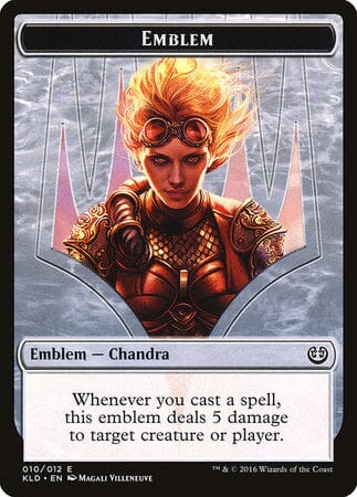 Emblem - Chandra, Torch of Defiance [Kaladesh Tokens] MTG Single Magic: The Gathering  | Multizone: Comics And Games