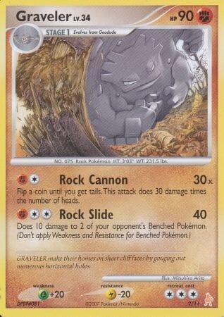 Graveler (2/11) [Diamond & Pearl: Trainer Kit - Lucario] Pokemon Single Pokémon  | Multizone: Comics And Games