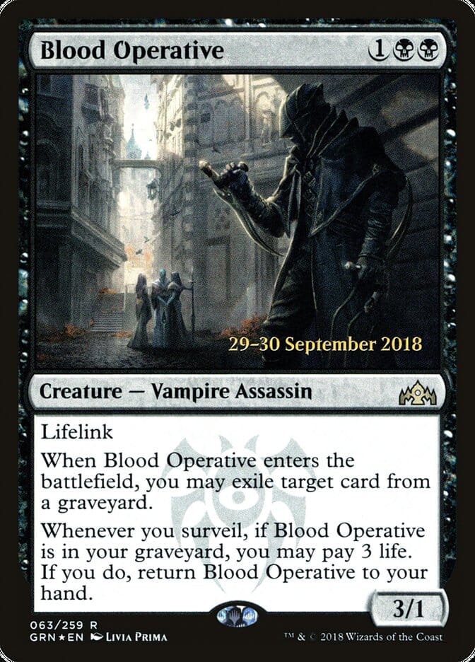 Blood Operative [Guilds of Ravnica Prerelease Promos] MTG Single Magic: The Gathering  | Multizone: Comics And Games