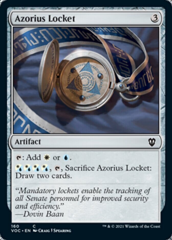 Azorius Locket [Innistrad: Crimson Vow Commander] MTG Single Magic: The Gathering  | Multizone: Comics And Games