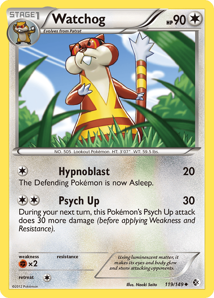 Watchog (119/149) [Black & White: Boundaries Crossed] Pokemon Single Pokémon  | Multizone: Comics And Games