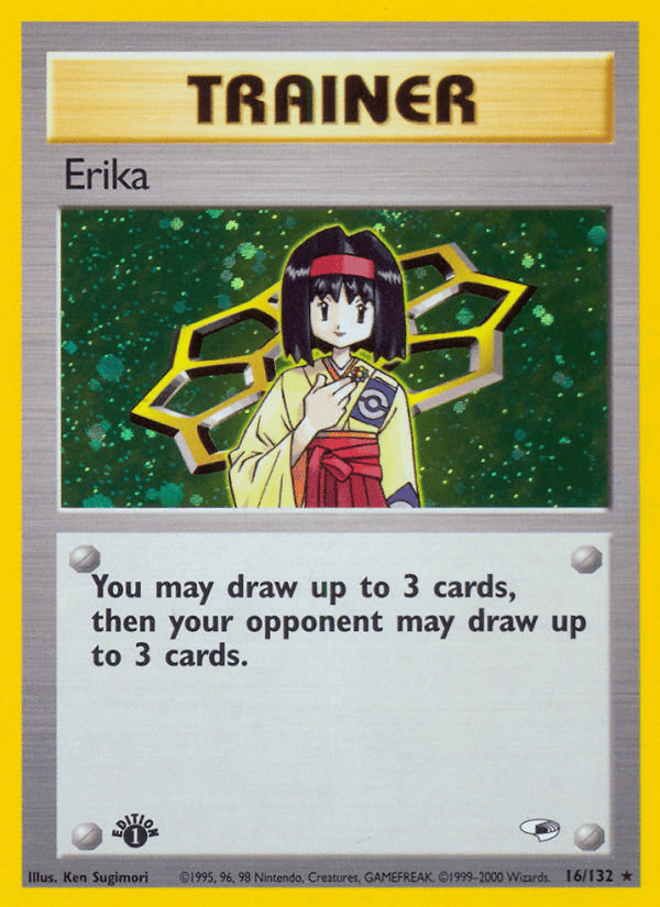 Erika (16/132) [Gym Heroes 1st Edition] Pokemon Single Pokémon  | Multizone: Comics And Games