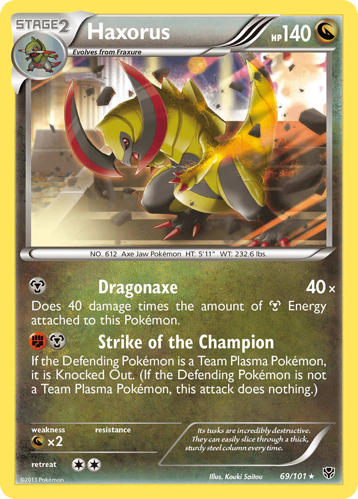 Haxorus (69/101) [Black & White: Plasma Blast] Pokemon Single Pokémon  | Multizone: Comics And Games