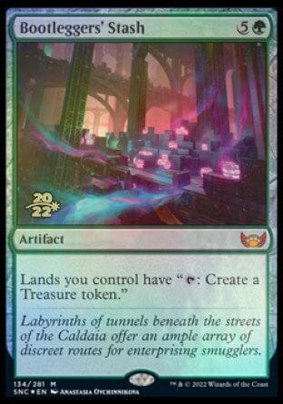 Bootleggers' Stash [Streets of New Capenna Prerelease Promos] MTG Single Magic: The Gathering  | Multizone: Comics And Games