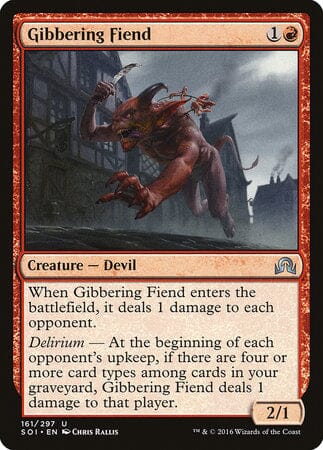 Gibbering Fiend [Shadows over Innistrad] MTG Single Magic: The Gathering  | Multizone: Comics And Games