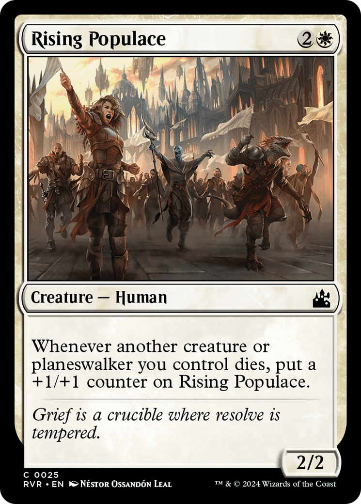 Rising Populace [Ravnica Remastered] MTG Single Magic: The Gathering  | Multizone: Comics And Games