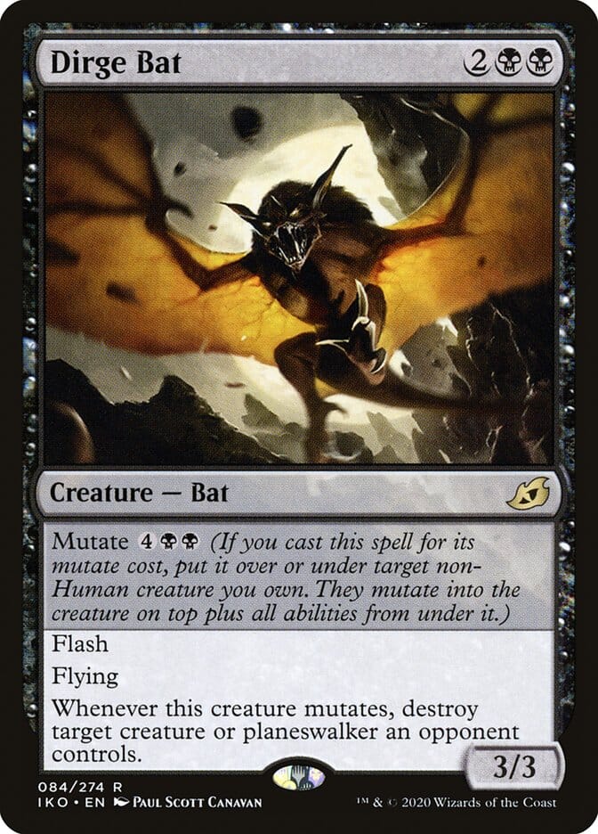 Dirge Bat [Ikoria: Lair of Behemoths] MTG Single Magic: The Gathering  | Multizone: Comics And Games