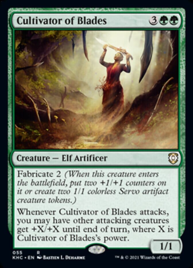 Cultivator of Blades [Kaldheim Commander] MTG Single Magic: The Gathering  | Multizone: Comics And Games