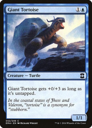 Giant Tortoise [Eternal Masters] MTG Single Magic: The Gathering  | Multizone: Comics And Games