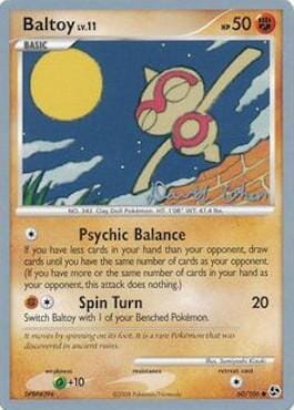 Baltoy LV.11 (60/106) (Stallgon - David Cohen) [World Championships 2009] Pokemon Single Pokémon  | Multizone: Comics And Games