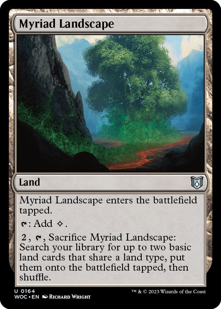 Myriad Landscape [Wilds of Eldraine Commander] MTG Single Magic: The Gathering  | Multizone: Comics And Games