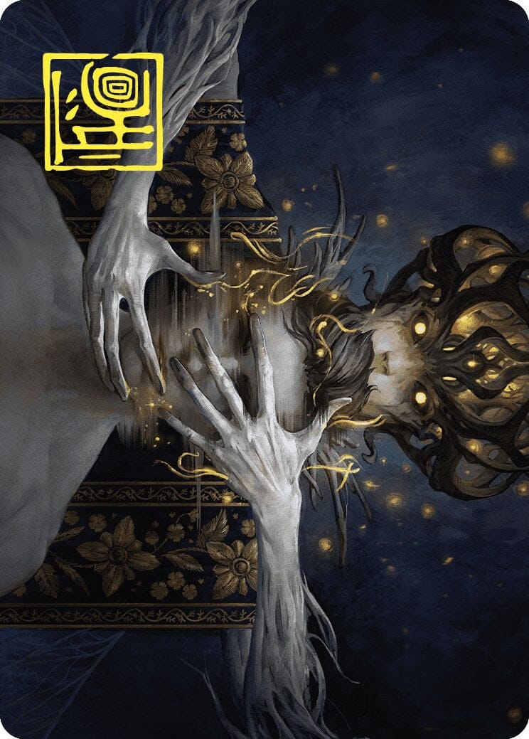 Ego Drain Art Card (Gold-Stamped Signature) [Wilds of Eldraine Art Series] MTG Single Magic: The Gathering  | Multizone: Comics And Games