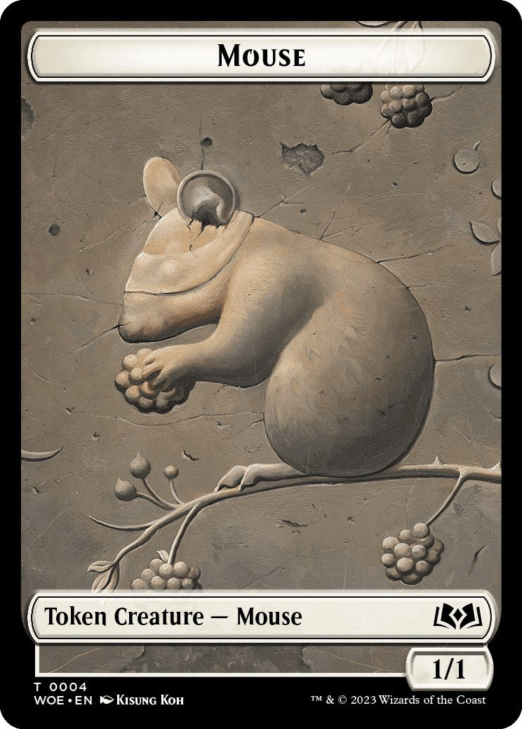 Mouse Token [Wilds of Eldraine Tokens] | Multizone: Comics And Games