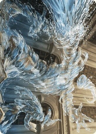Splashy Spellcaster Art Card [Wilds of Eldraine Art Series] MTG Single Magic: The Gathering  | Multizone: Comics And Games