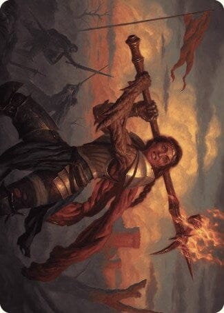 Imodane, the Pyrohammer Art Card [Wilds of Eldraine Art Series] MTG Single Magic: The Gathering  | Multizone: Comics And Games