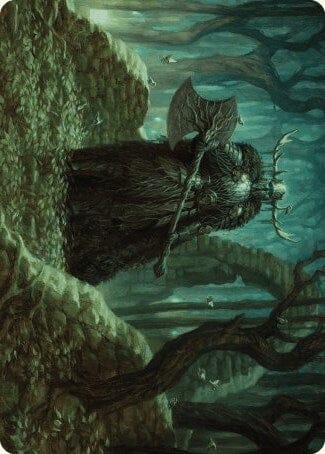 Mosswood Dreadknight Art Card [Wilds of Eldraine Art Series] MTG Single Magic: The Gathering  | Multizone: Comics And Games