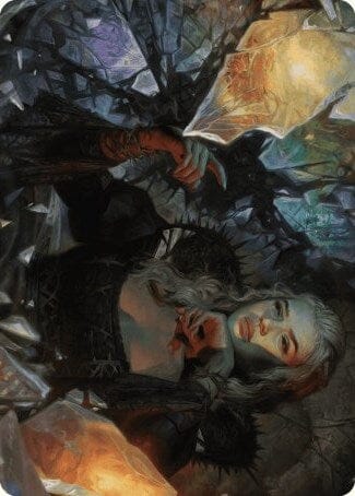 Prophetic Prism Art Card [Wilds of Eldraine Art Series] MTG Single Magic: The Gathering  | Multizone: Comics And Games