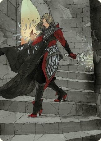 Rowan, Scion of War Art Card (59/81) [Wilds of Eldraine Art Series] MTG Single Magic: The Gathering  | Multizone: Comics And Games
