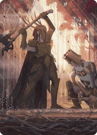 Karmic Justice Art Card [Wilds of Eldraine Art Series] MTG Single Magic: The Gathering  | Multizone: Comics And Games