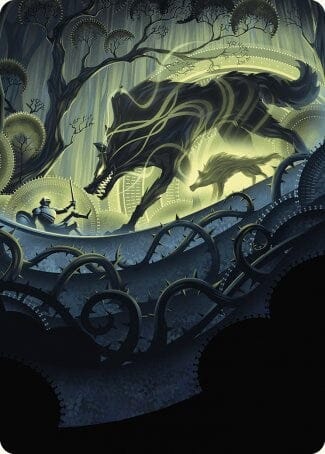 Unnatural Growth Art Card [Wilds of Eldraine Art Series] MTG Single Magic: The Gathering  | Multizone: Comics And Games