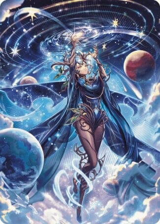 Omniscience Anime Art Card [Wilds of Eldraine Art Series] MTG Single Magic: The Gathering  | Multizone: Comics And Games