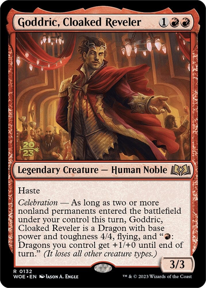 Goddric, Cloaked Reveler [Wilds of Eldraine Prerelease Promos] MTG Single Magic: The Gathering  | Multizone: Comics And Games