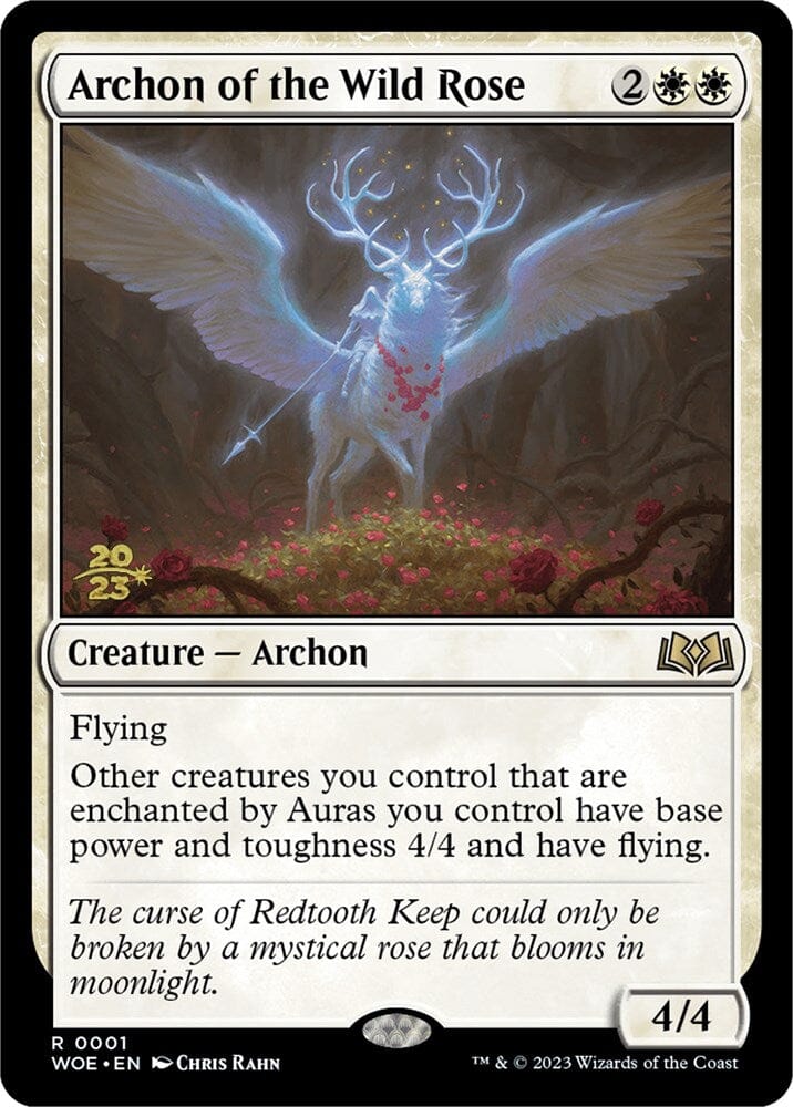 Archon of the Wild Rose [Wilds of Eldraine Prerelease Promos] MTG Single Magic: The Gathering  | Multizone: Comics And Games