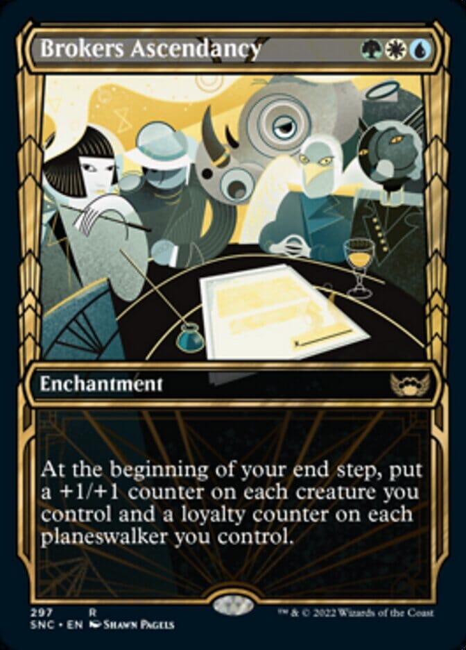 Brokers Ascendancy (Showcase Golden Age) [Streets of New Capenna] MTG Single Magic: The Gathering  | Multizone: Comics And Games