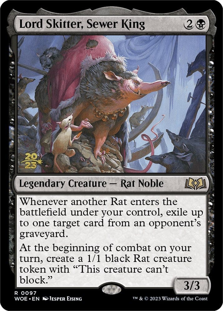 Lord Skitter, Sewer King [Wilds of Eldraine Prerelease Promos] MTG Single Magic: The Gathering  | Multizone: Comics And Games