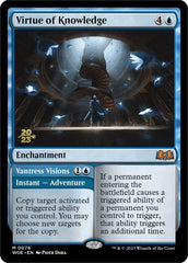 Virtue of Knowledge // Vantress Visions [Wilds of Eldraine Prerelease Promos] MTG Single Magic: The Gathering  | Multizone: Comics And Games