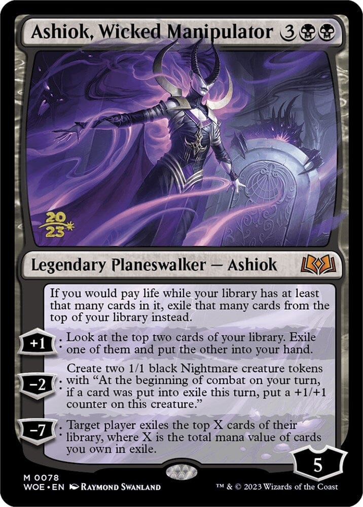 Ashiok, Wicked Manipulator [Wilds of Eldraine Prerelease Promos] MTG Single Magic: The Gathering  | Multizone: Comics And Games
