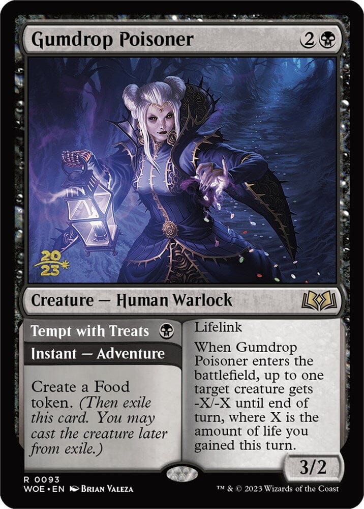 Gumdrop Poisoner // Tempt with Treats [Wilds of Eldraine Prerelease Promos] MTG Single Magic: The Gathering  | Multizone: Comics And Games