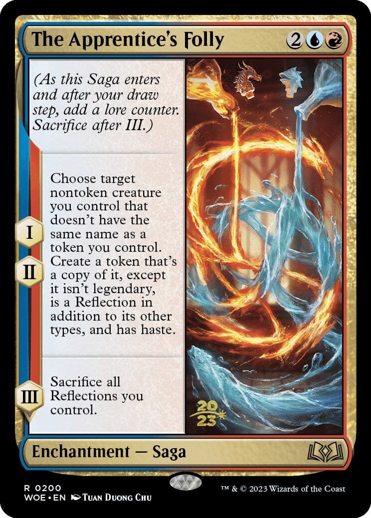 The Apprentice's Folly [Wilds of Eldraine Prerelease Promos] MTG Single Magic: The Gathering  | Multizone: Comics And Games